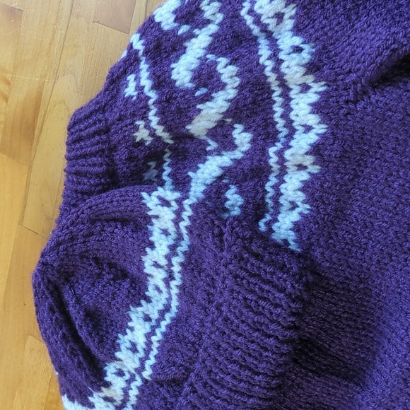 Kids Fair Isle Crewneck Pullover With Matching Toque - Acrylic - New - Picture 4 of 7